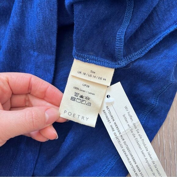 Poetry Blue Long Sleeve Blouse - Picture 6 of 6